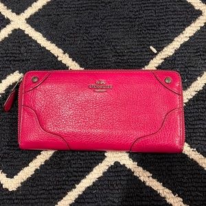 Magenta coach wallet